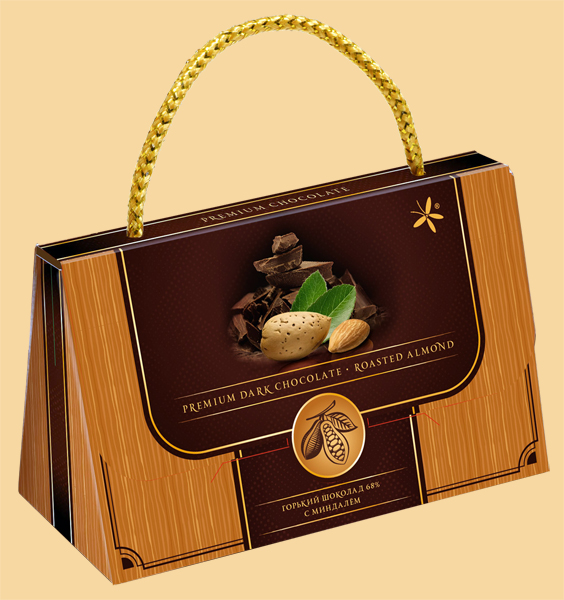 Шоколад фигурный горький с добавлением орехов (миндаль) КЛАТЧ С ...